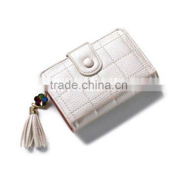 Classic Style Ladies Mini Card Wallets High Quality Popular Women Small Coin Wallet Purse Bag photo-2