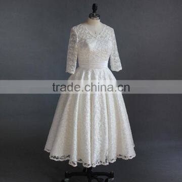 White A Line Wedding Dress 2017 photo-2