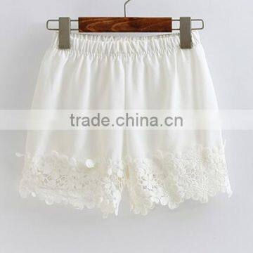 EY0612P Summer Ladies 2017 Classics Shorts With Lace Hem photo-3