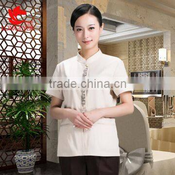 Housekeeping Staff Uniform Type and OEM Service Supply Type Hotel Uniform For Housekeeping