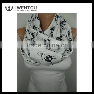 Fashion Accessories Dog Print Infinity Scarf photo-5