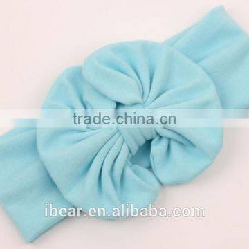 Dupioni Silk Baby Headband Kids Hair Accessories With Lace Rhinestone photo-4