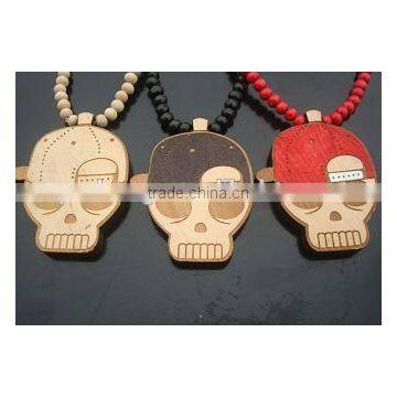 cheap price wooden necklace hip hop shamballa necklace