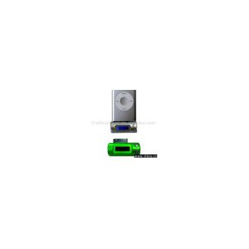 Sell FM Transmitter Modulator with LCD for iPod Nano 2 (Green)