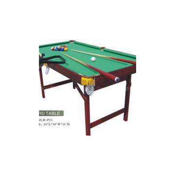 Foldable Small Size MDF Billiard Table