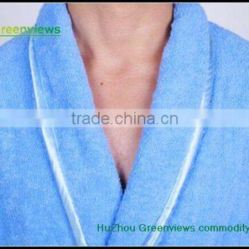 Cotton Custom Size Bathrobe Cotton Robes for Adults Terry Cotton Sleepwear photo-5