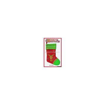 embroidered christmas stocking  09STM53