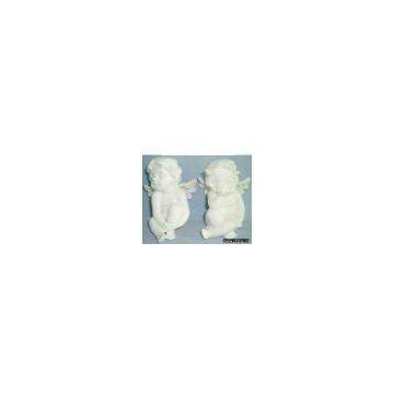 white porcelain angel decoration