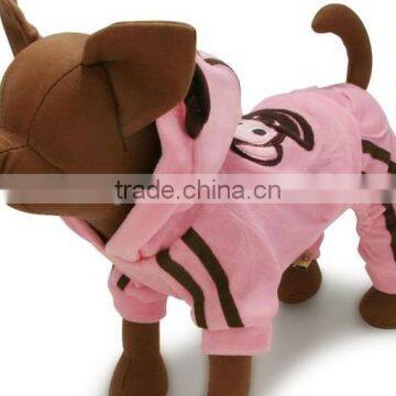 Pink Monkey Dog Costume Pet Clothes Accessory