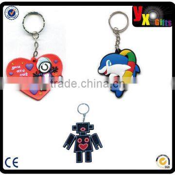 promotional gift/2014new acrylic rhinestone trimming/pvc keyring