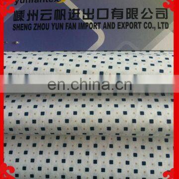 2015 latest Italy design pattern cotton poplin yarn dyed add printed custom printed fabric design