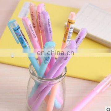 Crystal Love Jelly Gel Pen 0.38 Mm Black Lapices Pen Canetas Stationery Office Supplies School Supplies