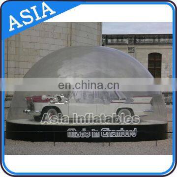 Huge Clear Christmas Inflatable Bubble Dome for Car Show Advertising, Giant Snow Globe Product Show Case for Auto Display