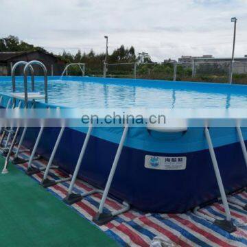 Giant inflatable adult swimming pools with metal frams china