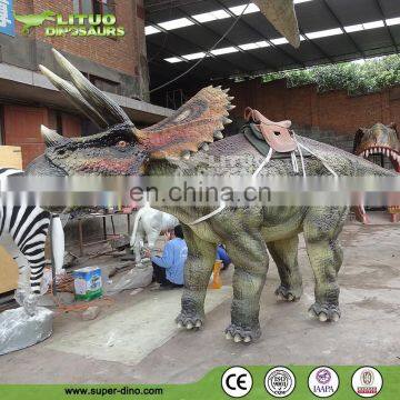 Playground Equipment Kiddie Walking Animatronic Dinosaur Rides