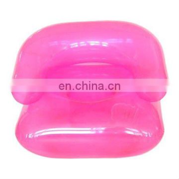 PVC inflatable pink child sofa