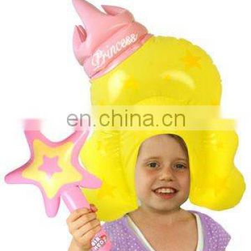 Inflatable Princess Wig And Wand