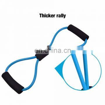 2017 New Arrival Latex Classic Resistance Tubes 8 Shape Elastic Digital Band for Chest Expander Fitness Equipment