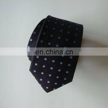 Dark Blue Silk tie Custmized