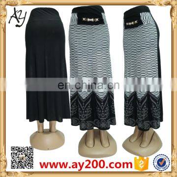 2016 African coustom print long maxi skirt new fashion skirts