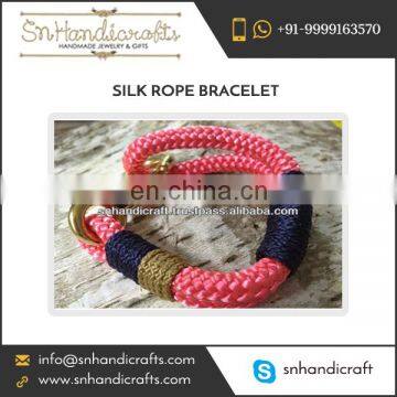 Different Varieties of Silk Rope Bracelet from Leading Manufacturer