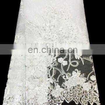 French dry lace for wholesale/white dry lace for wedding