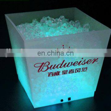 2016 New Custom 10L Square Led Ice Bucket With Buttery photo-2