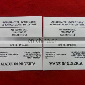 China Supplier Satin Woven Label Tag Center Fold Garment Woven Label photo-6