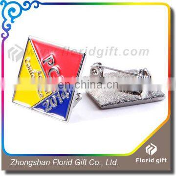 High Quality Cheap Shirt Collar Souvenir Stainless Steel Clothes Pins Badge photo-5