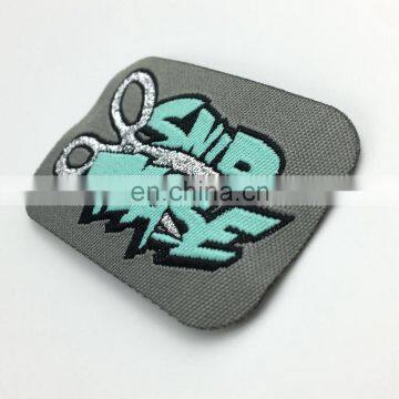 garment labels clothing label Silver metallic woven label