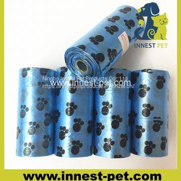 Poop Bag Dog Waste Bag with Paw Printing