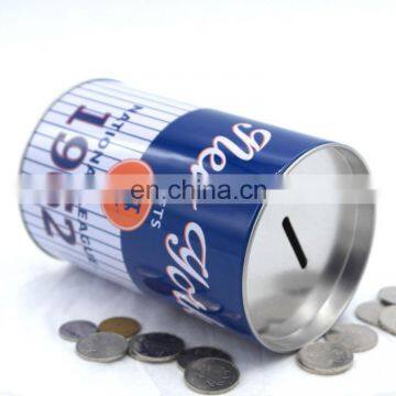 Custom Recycled Round Metal Tin Box Container for Money Wholesale photo-3