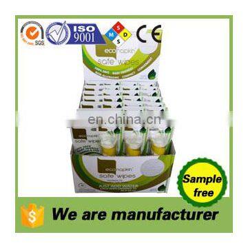 White Antimicrobial 100% Viscose Nonwoven Promotional Compressed Magic Coin Napkins With OEM&ODM Logo photo-6