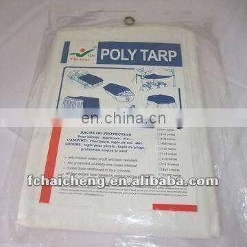 Customizable circular PE tarp round swimming pool tarp