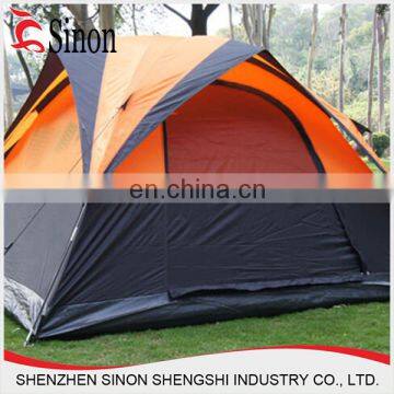 Popular Waterproof tent Fabric Oxford Dome 4 Person Camping tents