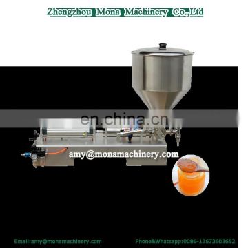 Professional semi automatic cream paste sauce pneumatic filling machine for thick liquid