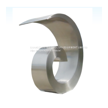 Stainless Steel Garden Water Spillway Fountain Indoor Swimming Pool Waterfall photo-4