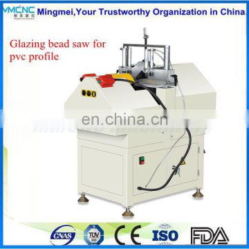 PVC Plastic window door machine glazing bead saw