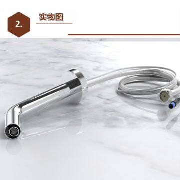 Chrome Plated Auto Water Tap Touchless Bathroom Faucet