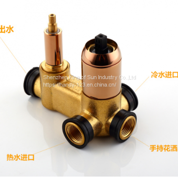 Shower Mixer Brass Wall Mounted Faucet photo-2