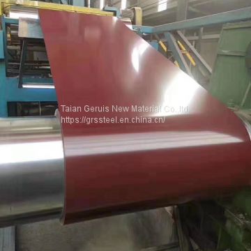 Color coated galvanized steel sheet in coil