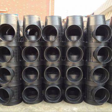 For Residential Area Black Plastic Drainage Inspection Well