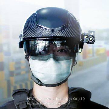 N901 Thermal Imaging Sensor Camera Temperature Scanner Fever Detection AR Police Smart AI Helmet