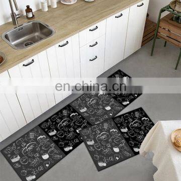 House hold modern 3d custom printed kitchen mat