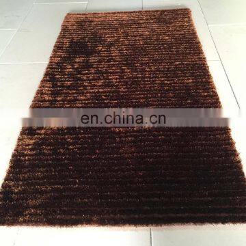 Anti-slip comfortable customized living room carpet 4D shaggy rug