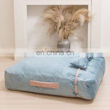 Hot Sale Soft Pet Dog Bed Luxury Pet Sleep Mattress Washable Pet Bed With Pillow photo-4
