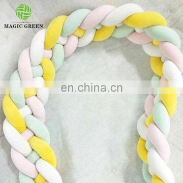 100% Polyester Tube Hollowfiber Filled Machine Washable Super Soft Giant Chunky Minky Hand Knit 3D Knot Cushion Pillow Baby Crib photo-6