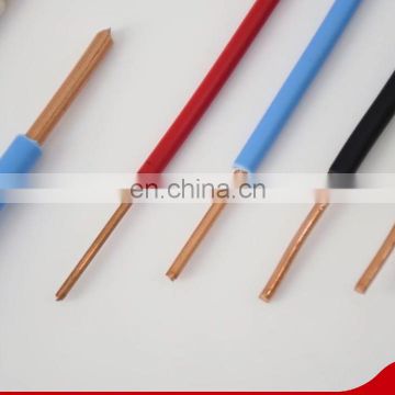 Best selling copper conductor PVC coated RVV RVVB BVR flexible copper electric wire