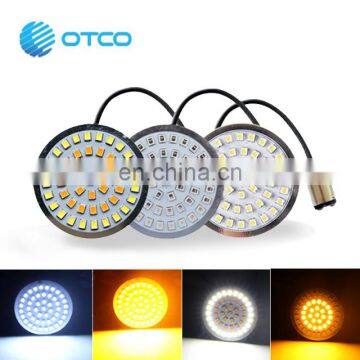 Waterproof 2 Inch Rear Tail Light 800lm Front White and Amber 1157 LED Bullet Style Turn Signal for Motorcycle Harley Davidson photo-5