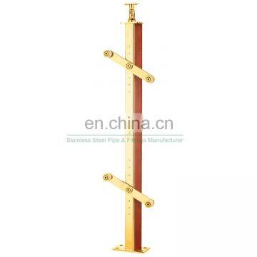 New Hot Glass Inox Stainless Steel 304 316 Balustrade Post Staircase Railing Factory China photo-6